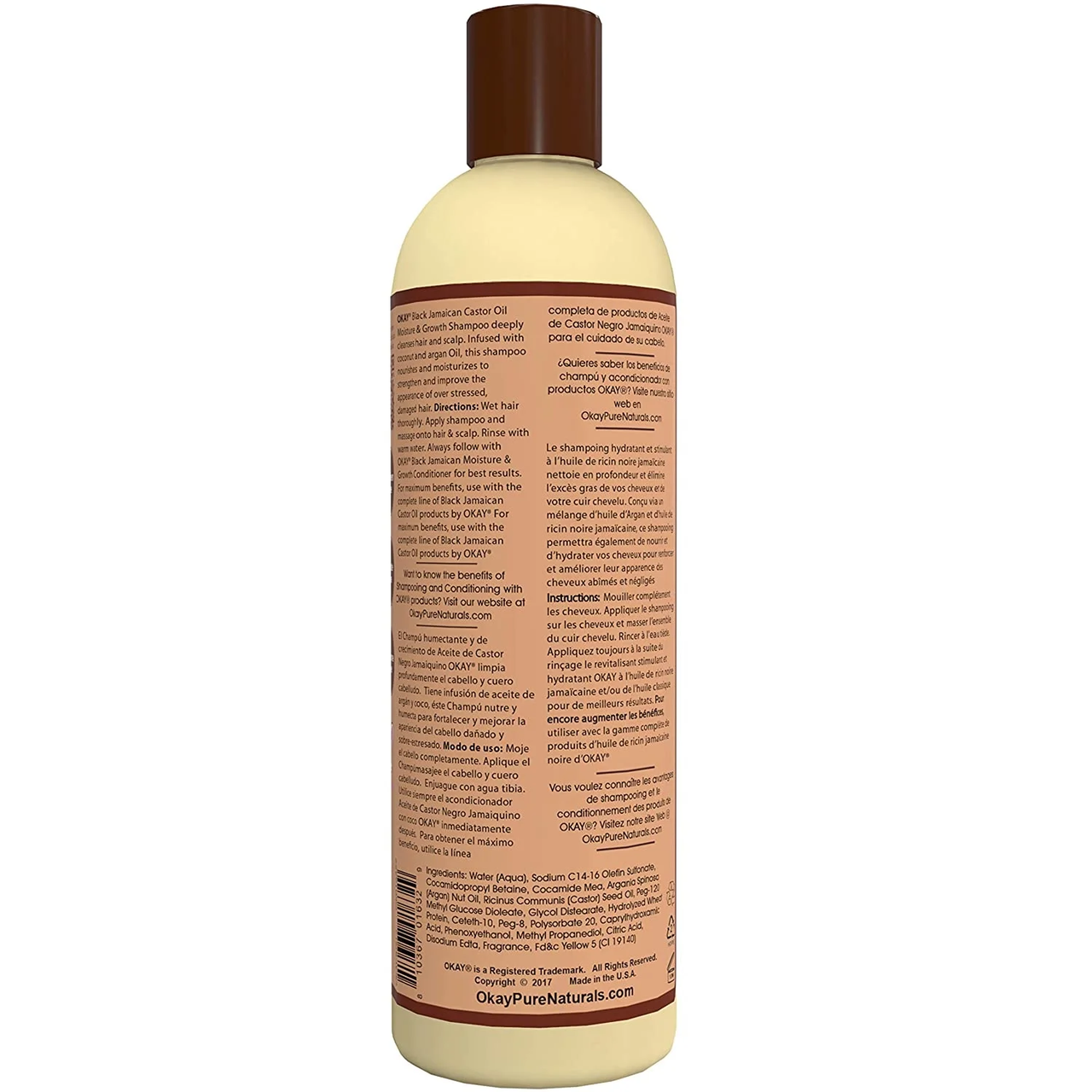 OKAY Black Jamaican Castor Oil Shampoo - 12 oz / 355 ml