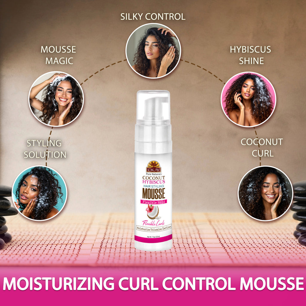 Coconut Hibiscus Hair Styling Mousse - 8 oz / 222 ml