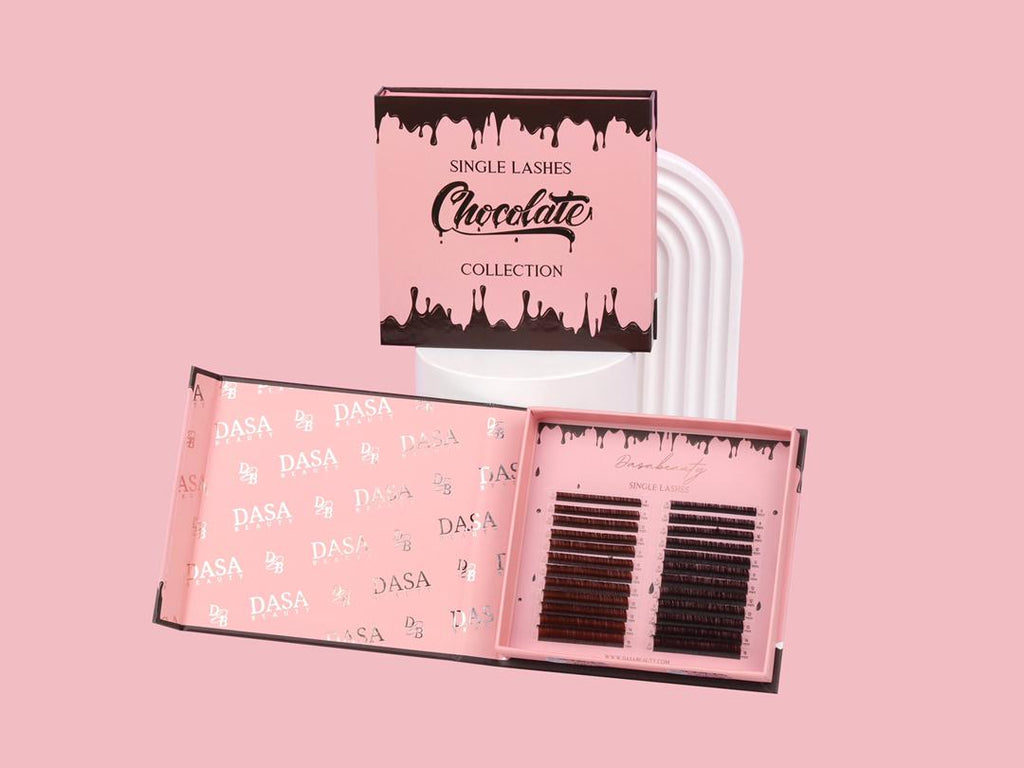 Single lashes brown