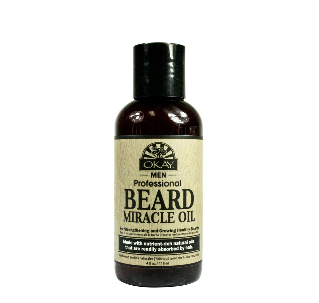 OKAY Men's Beard Miracle Oil - 4 oz / 118 ml