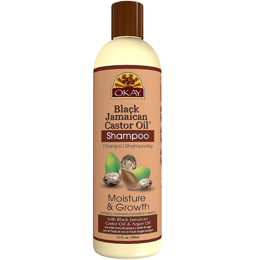 OKAY Black Jamaican Castor Oil Shampoo - 12 oz / 355 ml